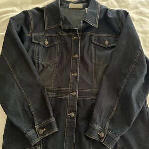 Classic Dark Navy Denim Jacket